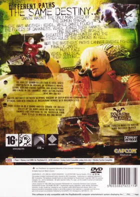 Devil May Cry 3 (Japan) box cover back